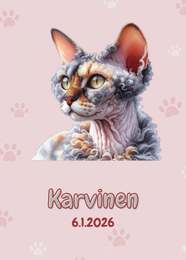 R&auml;&auml;t&auml;l&ouml;it&auml;v&auml; Devon Rex juliste