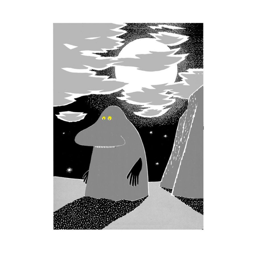 Putinki Muumi-juliste 24x30 cm - M&ouml;rk&ouml;