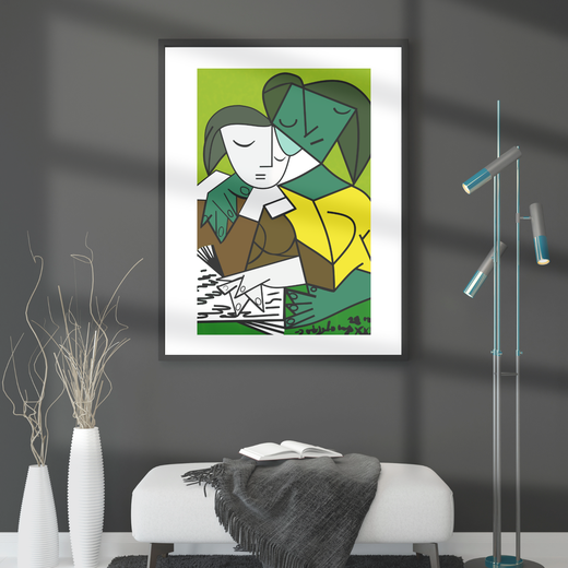 "Picasso" green-juliste